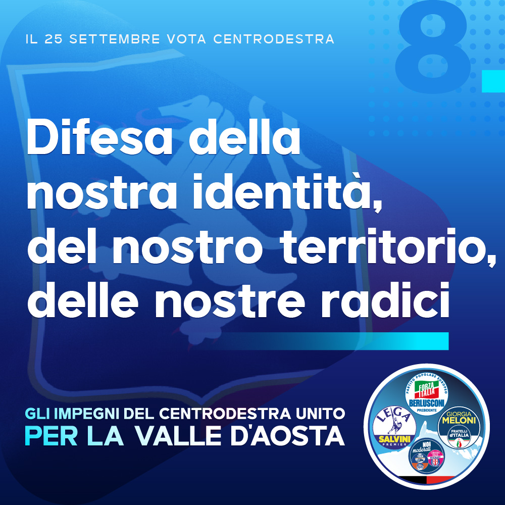 Difesa della nostra identità, del nostro territorio, delle nostre radici.